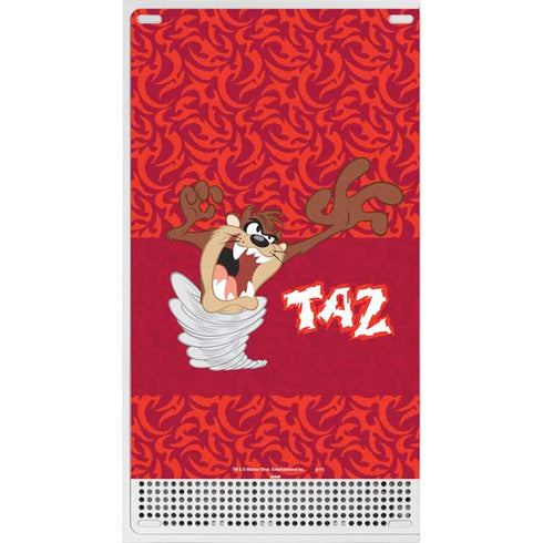 Looney Tunes Tasmanian Devil Swirl Xbox Series S Skins